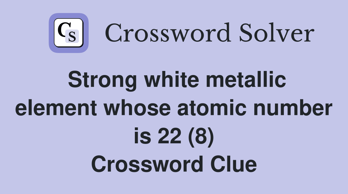 rare earth element whose atomic number is 39 crossword